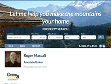 Tablet Screenshot of mtnpropertysales.com